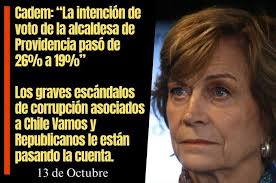 La solitaria candidata de derecha, Evelyn Matthei, ve sus aspiraciones a La  Moneda diluirse entre una estela de cuestionamientos, intentando cada  semana justificar ante los medios los actos de corrupción propios y