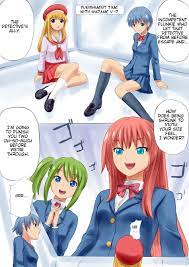 Giantess shrink comic