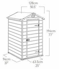 Keter manor 3x4 ft plastic storage shed. Keter Manor 3x4 Ft Plastic Storage Shed For Sale Online Ebay