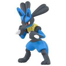 Lucario can mega evolve into mega lucario using the lucarionite. Figure Moncolle Ms 10 Lucario Meccha Japan