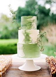 The Knot Workshop Atx Portland Florist Color Theory Design Modern Wedding Cake Green Wedding Cake Buttercream Wedding Cake