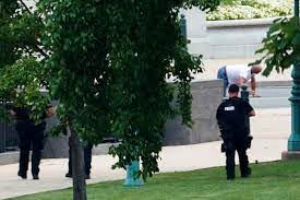 Officers observed a possible detonator in the roseberry's hand, capitol police chief j. Dhs9aats9jtcym