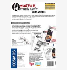 Wer ein krimidinner hannover wünscht, findet vom criminal dinner ein passendes stück, das im parkrestaurant alte mühle in. Kosmos Murder Mystery Party Mord Am Grill Mehrfarbig Galeria Karstadt Kaufhof