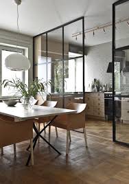 Cuisine Ouverte Et Fermee La Verriere Toute Hauteur Separation Cuisine Salon Deco Maison Deco Interieure