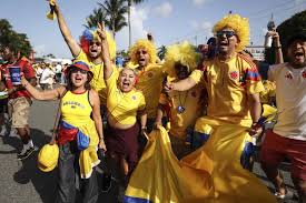 La marea colombiana inundó el centro de Miami en la antesala del partido con Portugal