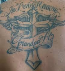 What do the wings of an angel mean? Cross With Angel Wings Tattoo Cross Tattoos Pictures