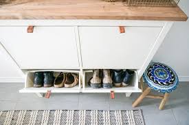 Easy Shoe Cabinet Ikea Hack For A Modern Boho Entryway Ikea Shoe Cabinet Ikea Shoe Ikea Shoe Rack