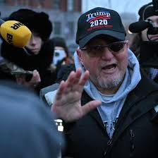 Stewart Rhodes, Far-Right Leader of Oath Keepers, Attends Trump Rally in  Vegas Following Release From Prison