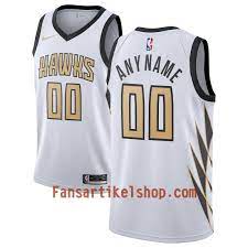 Customize your avatar with the atlanta hawks jersey (home) 2018 and millions of other items. Atlanta Hawks Trikot Benutzerdefinierte 2018 19 Nike City Edition Weiss Swingman Herren