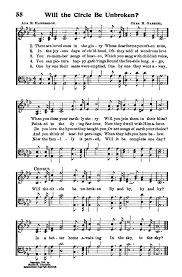 Will The Circle Be Unbroken Wikipedia Hymn Sheet Music Hymns Lyrics Gospel Song Lyrics