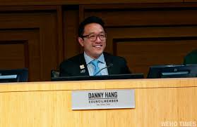CONGRATULATIONS to West Hollywood Mayor John M. Erickson and newly elected  Councilmember Danny Hang. They were both sworn in for a new term