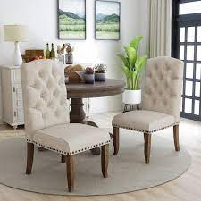 Our trendy dining chairs in set of 2 add stylish intrigue to your dining room and kitchen area. Furniture Of America Tufted Upholstered Dining Chairs Set Of 2 Overstock 20234596