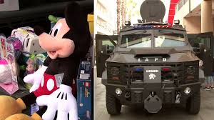 Lapd Swat Vehicle Filling Up With Toys For Kids In Need Abc7 Los Angeles