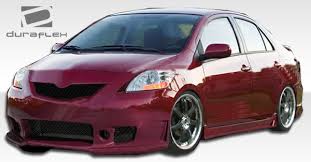 Toyota yaris 2007 jade sea metallic newly detailed, 14' steel wheels w/full wheel covers, 4 speakers, air conditioning, bumpers: Welcome To Extreme Dimensions Item Group 2007 2011 Toyota Yaris 4dr Duraflex B 2 Body Kit 4 Piece