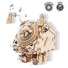 The spruce / jaime knoth free jigsaw puzzles are a great way to relax while challenging your mind at the same tim. Rokr Laser Cut Wooden 3 D Puzzles Build Your Own Wooden Music Box Craft Kits Steampunk Puzzle Christmas Birthday Valentine S Day For Kid And Adult Buy Online In India At Desertcart 62730965