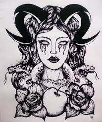 Lilith • Drawing • Tattoo art • Snakes • Macabre • Black ink • Inktober •  Tattoo idea • Dark • Goth • Illus… | Lilith drawing tattoo, Tattoo  drawings, Dark tattoo