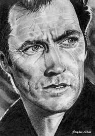 Stars Portraits Portrait Of Clint Eastwood By Henstepbatbot 1 Portrait Clint Drawing People