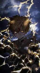 The extension shuffle demon slayer zenitsu wallpaper every time you open a new tab. Zenitsu Wallpaper In 2021 Anime Demon Samurai Anime Bleach Anime Art