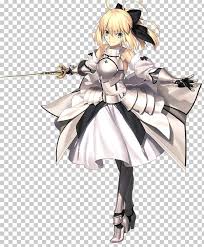 The characters listed have appeared mainly in two anime television series adaptations. Fate Stay Night Saber Fate Grand Order Fate Zero Fate Unlimited Codes Png Clipart Anime Aniplex