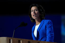Raimondo slams Trump for calling himself a 'protector' of women