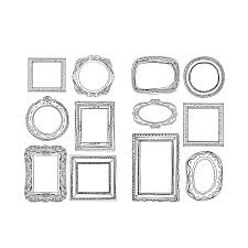 Solche sets machen sich zudem gut als dekoration ihrer anrichte oder des. 24 Aufkleber Rahmen 4 Stickerbogen Mit Jeweils 6 Motiven Boda Creative