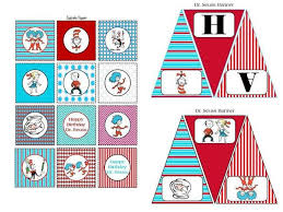 My favorite from the list offered are the name tags and matching labels. 47 Dr Seuss Birthday Activities For March Tip Junkie