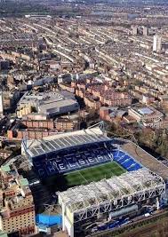 Stamford bridge (/ˈstæmfərd/) is a football stadium in fulham, adjacent to the borough of chelsea in south west london, commonly referred to as the bridge. Stamford Bridge Chelsea With Fulham S Craven Cottage In The Distance