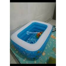 Merupakan tempat mandi bayi yang mudah, aman, dan lembut sehingga sangat aman bahkan untuk bayi yang. Kolam Renang Anak Satu Set Pompa Dan Bola Kualitas Terbaik Harga Murah Di Surabaya Tribunjualbeli Com