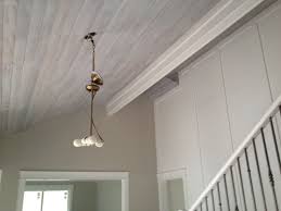 White Washed Cedar Ceiling Beautiful Tuscan House Small Remodel Wooden Beams