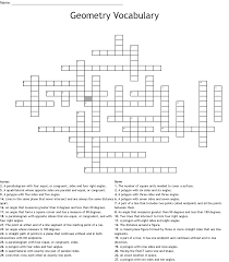 Geometry vocabulary crossword puzzle pdf. Geometry Vocabulary Crossword Wordmint