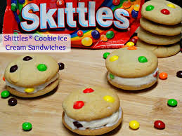 skittles cookie ice cream sandwiches