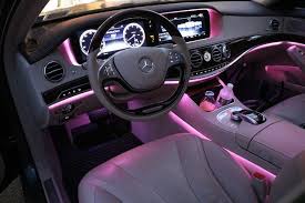 Mercedes Sclass Luxusautos Innenraum Auto Innenraum Pinke Autos