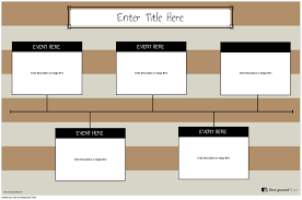 Free Printable Timeline Poster Templates for Teachers