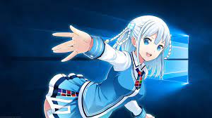 Windows 10 Mascot Touko Madobe Wallpaper By Alexvurhis 1080p Anime Wallpaper Anime Wallpaper Anime Wallpaper Download