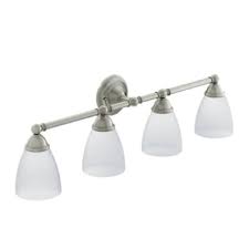 Moen Four Light Brantford Brushed Nickel Bath Light Hd Supply