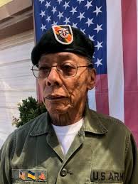 James Eugene Villadores, Filipino American and former US Army Green Beret  from Stockton, CA** James was born and raised in Stockton, graduated from  Edison High School in 1962 (Soul Vike), and is