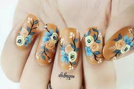 Acrylic nail paints are a mixture of liquid monomer and powder polymer. 10 Fall Nail Art Ideas Trendy Designs For Autumn 2020 Wonder Forest