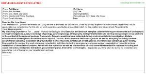 Read full profile what makes a cover letter effective and what doesn't? Wellsite Geologist Cover Letters