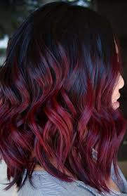 Red hair color looks the best with black hair as ombre or balayage. 30 Gorgeous Dark Red Hair That S So Hot Right Now
