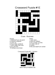 You can either print crosswords or solve them online. Easy Printable Crosswords Free Printable Crossword Puzzles