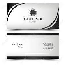 We have so many digital modes of communication and advertisement, which can help us build an effective network. Elegant Vector Business Card And Name Card Horizontal Simple Royalty Free Cliparts Vectors And Stock Illustration Image 101203710
