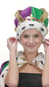 Amazon.com: Adult Mardi Gras Cape and Crown Set Standard : Clothing, Shoes  & Jewelry