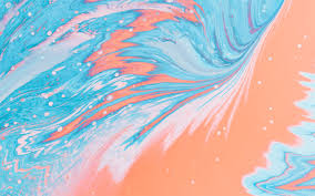 Blue And Brown Abstract Painting Macbook Air Wallpaper Download Allmacwallpaper