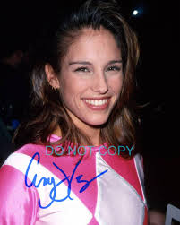 Amy Jo Johnson signed 8x10 REPRINT photo Pink Power Ranger #1