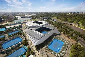 The capacity of the arena is 6,000 and was built in 1988. Melbourne Park Western Precinct Arena E Architect