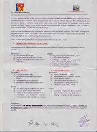 Jul 01, 2021 · lowongan kerja bumn pt nindya karya (persero) d3 s1 juli 2021 lowongan kerja kementerian kesehatan republik indonesia juli 2021 lowongan kerja lion air group, sma/smk juli 2021 Lowongan Kerja Pt Surya Madistrindo Pekanbaru Andi Magz