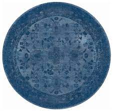 Größe » teppich rund 80 cm, 120 cm, 160 cm, 200 cm, 250 cm, 300 cm. Rund Teppich Gombalia Blau Trendcarpet De