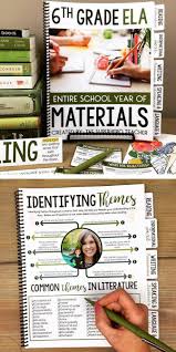 6th Grade English Language Arts Materials Middle School Ela 30 Skills Covered 35 Activities Teaching 6th Grade 6th Grade English Middle School Writing