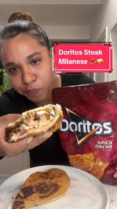 This Milanese 🥩🥪 comes with a twist.. (spoiler alert it’s @Doritos )  @Dahianna #Doritos #FLVR #FYP #FoodTok #EasyRecipe #DinnerIdeas