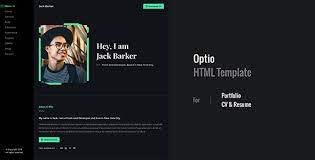 It has the option to describe a lot of things from your history and profile. Optio Cv Resume Vcard Portfolio Html Template By Ixtheme Themeforest